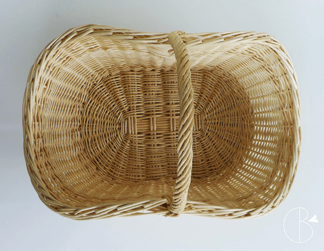 Panier à bois Papillon