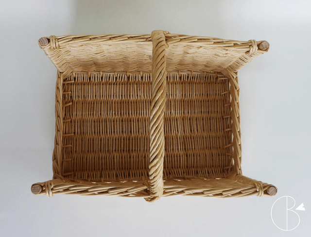 Panier à bois rectangulaire 