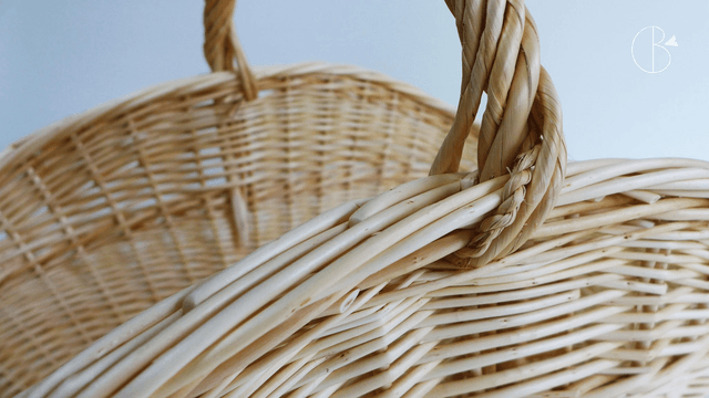 Panier à bois Papillon