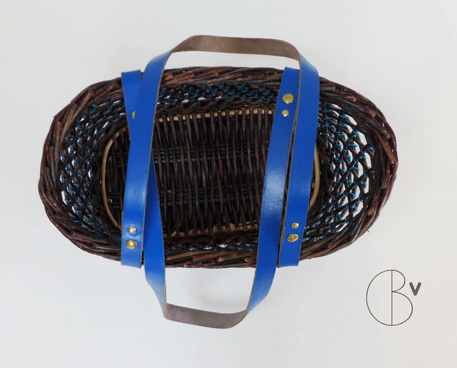 Cabas nasse bleu