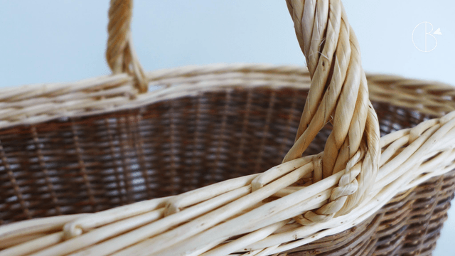 Panier Crocane blanc / brut