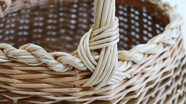 Panier boule bordure roulée