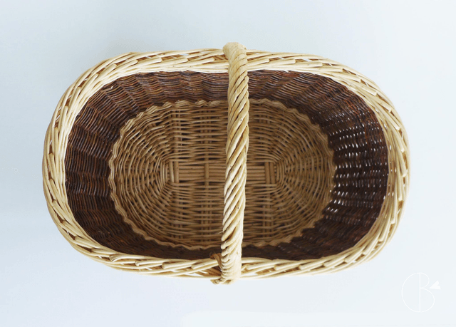 Panier Crocane blanc / brut