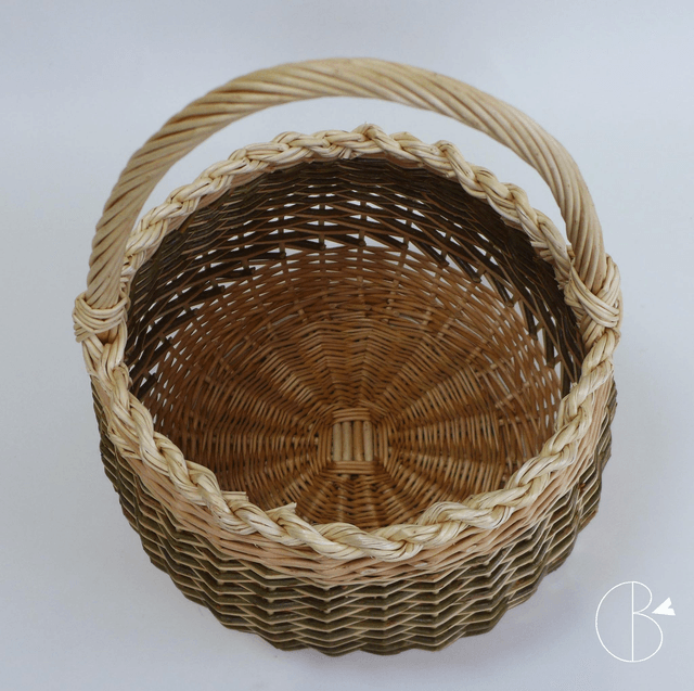 Panier boule bordure roulée